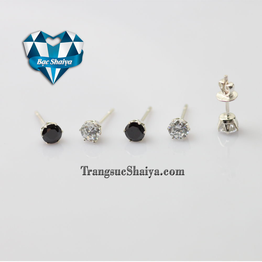 Khuyên tai nam Bạc Shaiya KN 87 Khuyên tai nam Bạc Shaiya KN 87